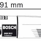 Bosch GGS 28 C Professional Ευθύς Λειαντήρας 600W