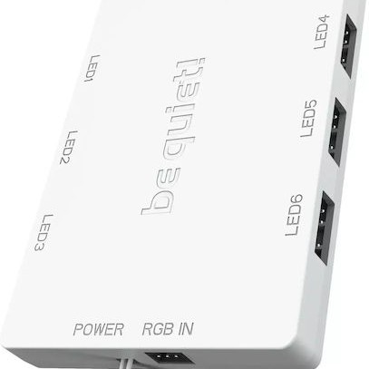 Be Quiet Light Wings High Speed Case Fan 120mm με ARGB Φωτισμό και Σύνδεση 4-Pin PWM 3τμχ Λευκό