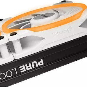 Be Quiet Light Wings High Speed Case Fan 120mm με ARGB Φωτισμό και Σύνδεση 4-Pin PWM 3τμχ Λευκό