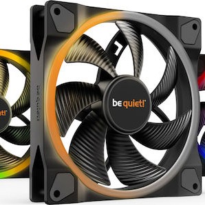Be Quiet Light Wings Case Fan 140mm με ARGB Φωτισμό και Σύνδεση 4-Pin PWM 3τμχ