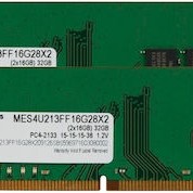 Mushkin Essentials DDR4 32GB RAM με 2x16GB Modules και Ταχύτητα 2133 για Desktop