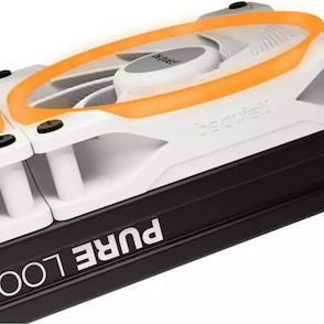 Be Quiet Light Wings Case Fan 140mm με ARGB Φωτισμό και Σύνδεση 4-Pin PWM 3τμχ Λευκό