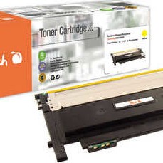 Peach Συμβατό Toner για Laser Εκτυπωτή Samsung CLT-Y404S 1000 Σελίδων Κίτρινο