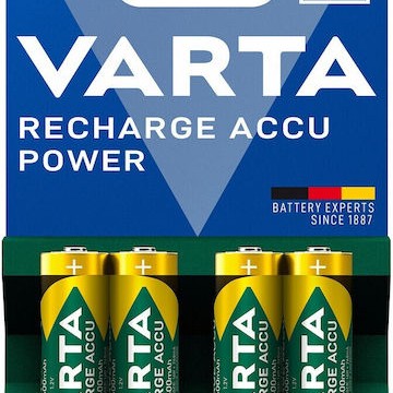 Varta Recharge Accu Power Επαναφορτιζόμενες Μπαταρίες AA Ni-MH 2600mAh 1.2V 4τμχ