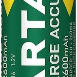 Varta Recharge Accu Power Επαναφορτιζόμενες Μπαταρίες AA Ni-MH 2600mAh 1.2V 4τμχ