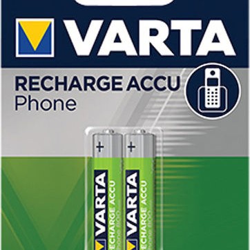 Varta Rechargeable Accu Επαναφορτιζόμενες Μπαταρίες AAA Ni-MH 800mAh 1.2V 2τμχ