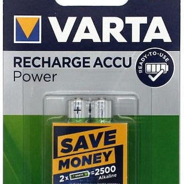 Varta Rechargeable Accu Επαναφορτιζόμενες Μπαταρίες AAA Ni-MH 1000mAh 1.2V 2τμχ
