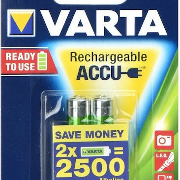 Varta Rechargeable Accu Επαναφορτιζόμενες Μπαταρίες AAA Ni-MH 1000mAh 1.2V 2τμχ