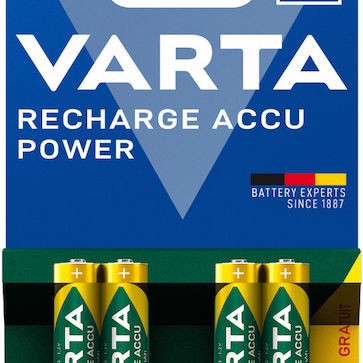 Varta Rechargeable Accu Επαναφορτιζόμενες Μπαταρίες AAA Ni-MH 1000mAh 1.2V 4τμχ