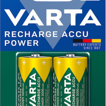 Varta Rechargeable Accu Επαναφορτιζόμενες Μπαταρίες C Ni-MH 3000mAh 1.2V 2τμχ