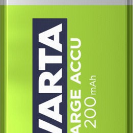 Varta Rechargeable Accu Επαναφορτιζόμενη Μπαταρία 9V Ni-MH 200mAh 1τμχ
