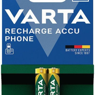 Varta Accu Phone Power Επαναφορτιζόμενες Μπαταρίες AAA Ni-MH 800mAh 2τμχ