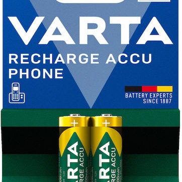 Varta Accu Phone Power Επαναφορτιζόμενες Μπαταρίες AAA Ni-MH 800mAh 2τμχ