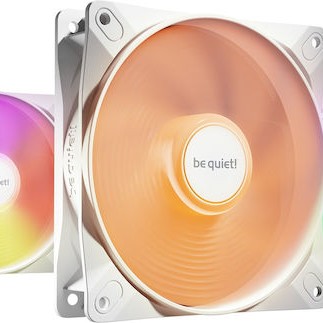 Be Quiet Light Wings LX Case Fan 120mm με ARGB Φωτισμό και Σύνδεση 3-Pin / 4-Pin PWM 3τμχ Λευκό