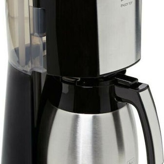 Melitta Enjoy Top Therm Inox Καφετιέρα Φίλτρου 1000W Black