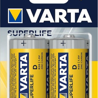Varta Superlife Μπαταρίες Zinc D 1.5V 2τμχ