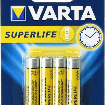 Varta Superlife Μπαταρίες Zinc AAA 1.5V 4τμχ
