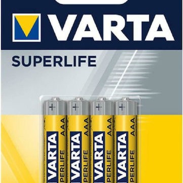 Varta Superlife Μπαταρίες Zinc AAA 1.5V 4τμχ