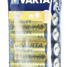 Varta LongLife Αλκαλικές Μπαταρίες AA 1.5V 8τμχ