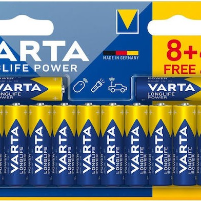 Varta LongLife Power Αλκαλικές Μπαταρίες AA 1.5V 12τμχ