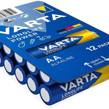 Varta LongLife Power Αλκαλικές Μπαταρίες AA 1.5V 12τμχ