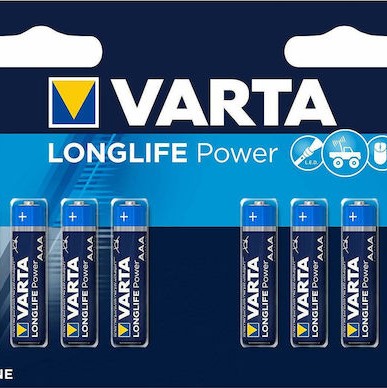 Varta LongLife Power Αλκαλικές Μπαταρίες AAA 1.5V 8τμχ