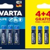 Varta LongLife Power Αλκαλικές Μπαταρίες AAA 1.5V 8τμχ
