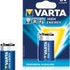 Varta LongLife Power Αλκαλική Μπαταρία 9V 1τμχ