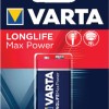 Varta Longlife Max Power Αλκαλική Μπαταρία 9V 1τμχ