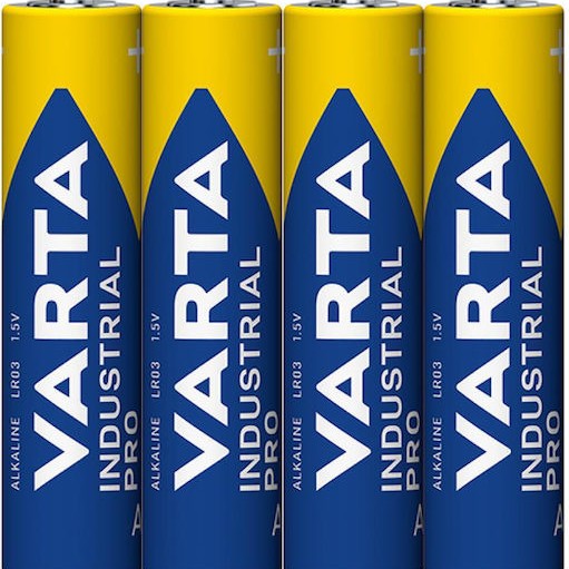Varta Industrial Αλκαλικές Μπαταρίες AAA 1.5V 4τμχ