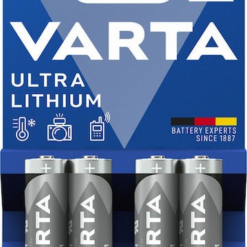 Varta Ultra Μπαταρίες Λιθίου AA 1.5V 4τμχ