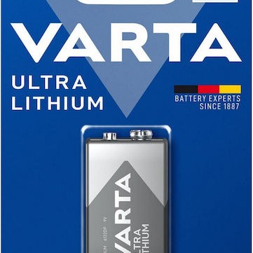Varta Ultra Μπαταρία Λιθίου 9V 1τμχ