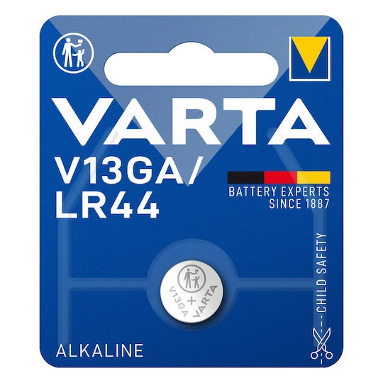 Varta V13GA Αλκαλική Μπαταρία Ρολογιών LR44 1.5V 1τμχ