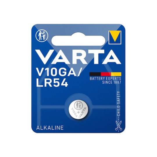Varta Professional Electronics V10GA Αλκαλική Μπαταρία Ρολογιών LR54 1.5V 1τμχ
