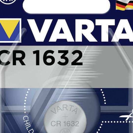 Varta Μπαταρία Λιθίου Ρολογιών CR1632 3V 1τμχ