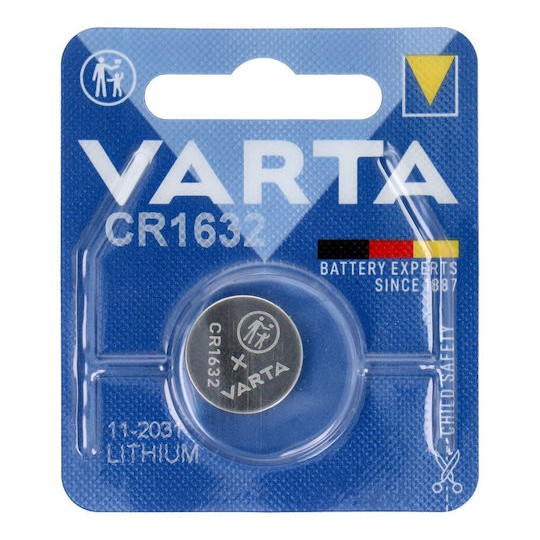 Varta Μπαταρία Λιθίου Ρολογιών CR1632 3V 1τμχ