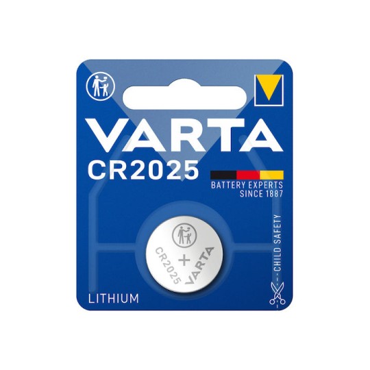 Varta Professional Electronics Μπαταρία Λιθίου Ρολογιών CR2025 3V 1τμχ