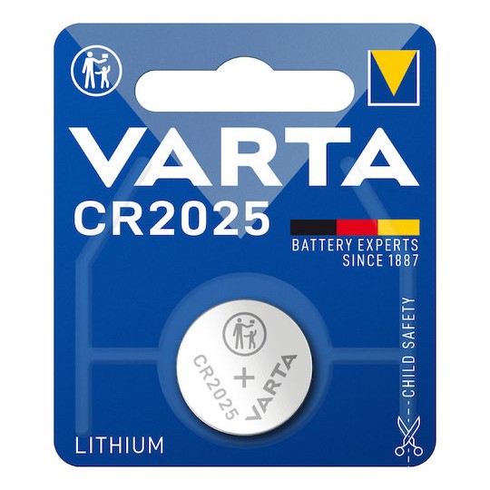 Varta Professional Electronics Μπαταρία Λιθίου Ρολογιών CR2025 3V 1τμχ