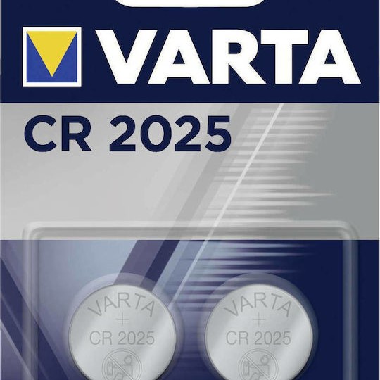 Varta Professional Electronics Μπαταρίες Λιθίου Ρολογιών CR2025 3V 2τμχ