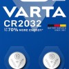 Varta Μπαταρίες Λιθίου Ρολογιών CR2032 2τμχ