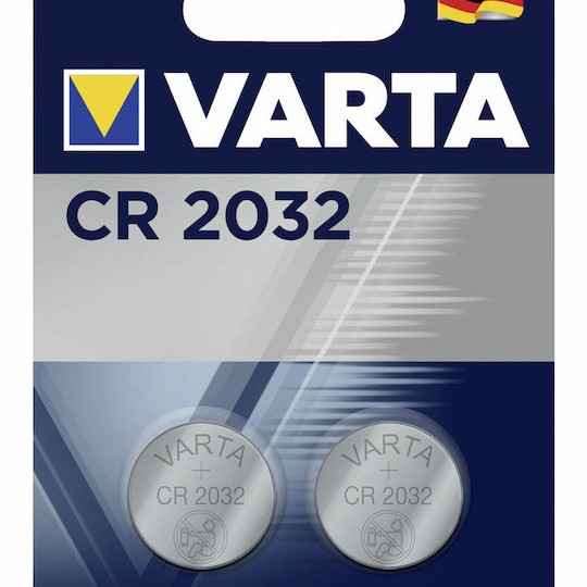 Varta Μπαταρίες Λιθίου Ρολογιών CR2032 2τμχ