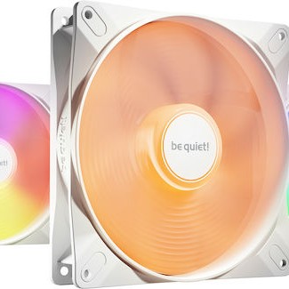 Be Quiet Light Wings LX Case Fan 140mm με ARGB Φωτισμό και Σύνδεση 3-Pin / 4-Pin PWM 3τμχ Λευκό