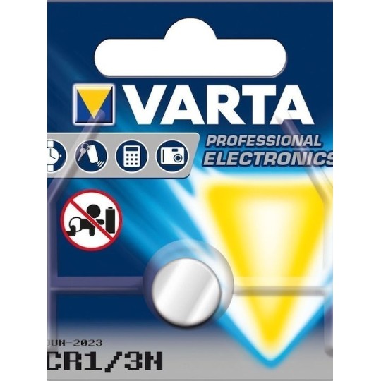 Varta Professional Electronics Μπαταρία Λιθίου Ρολογιών CR1/3N 3V 1τμχ