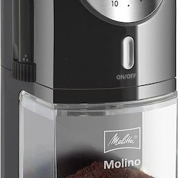 Melitta Molino Ηλεκτρικός Μύλος Καφέ 100W με Χωρητικότητα 200gr και 17 Επίπεδα Άλεσης Μαύρος