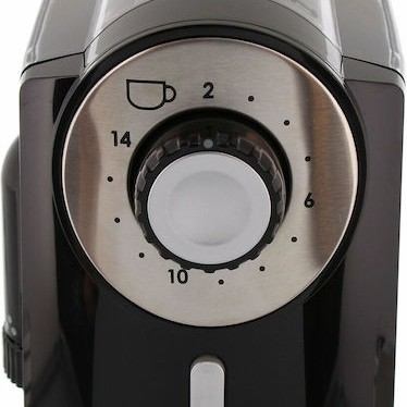 Melitta Molino Ηλεκτρικός Μύλος Καφέ 100W με Χωρητικότητα 200gr και 17 Επίπεδα Άλεσης Μαύρος