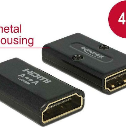 DeLock Μετατροπέας HDMI female σε HDMI female 1τμχ (65659)