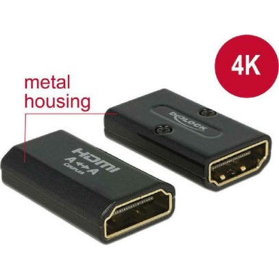 DeLock Μετατροπέας HDMI female σε HDMI female 1τμχ (65659)