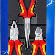Knipex Σετ Πένσες Μήκους 180mm 3τμχ