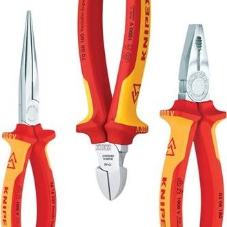 Knipex Σετ Πένσες Μήκους 180mm 3τμχ