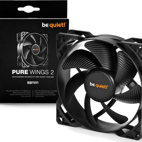 Be Quiet Pure Wings 2 Case Fan 92mm με Σύνδεση 3-Pin